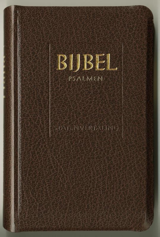 Omslag van Bijbel Statenvertaling met Psalmen berijming 1773 en 12 Gezangen (ritmisch)