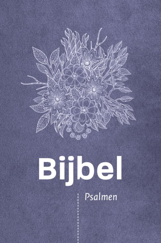 Omslag van Bijbel (HSV) met Psalmen - vivella paars