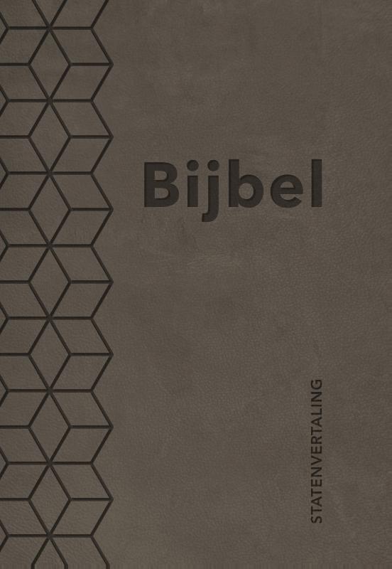 Omslag van Bijbel (SV) met psalmen (ritmisch) - taupe