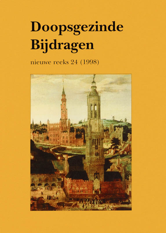 Omslag van DOOPSGEZINDE BIJDRAGEN [NIEUWE REEKS] 24 - 1998