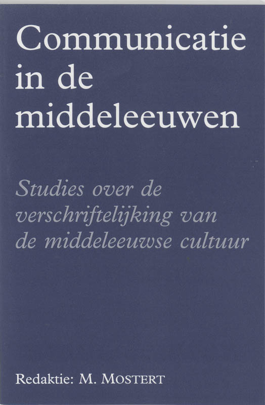 Omslag van Communicatie in de Middeleeuwen
