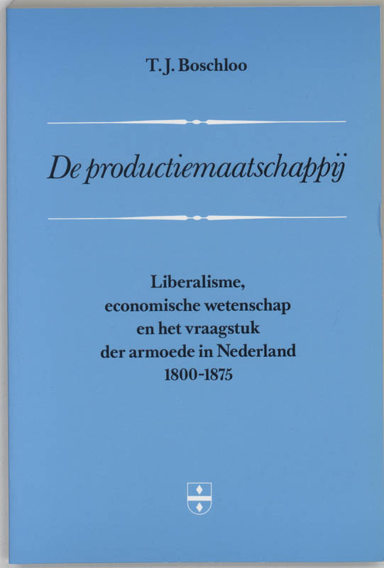 Omslag van De productiemaatschappij