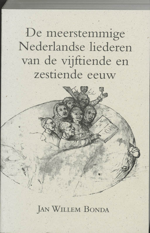 Omslag van De meerstemmige Nederlandse liederen van de vijftiende en zestiende eeuw