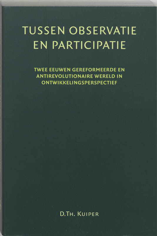 Omslag van Tussen participatie en observatie