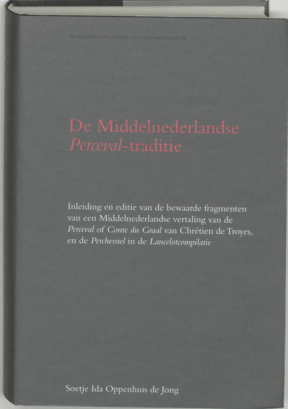 Omslag van De Middelnederlandse Perceval-traditie