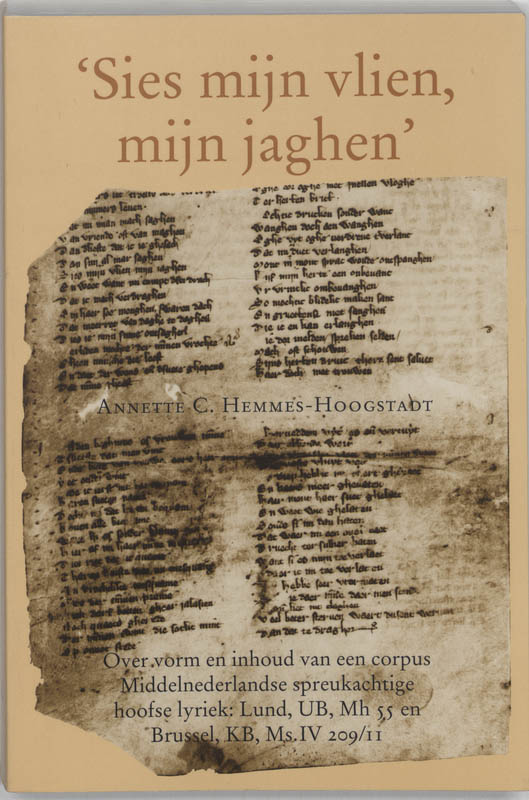 Omslag van 'Sies mijn vlien, mijn jaghen'