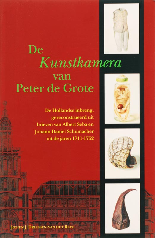 Omslag van De Kunstkamera van Peter de Grote