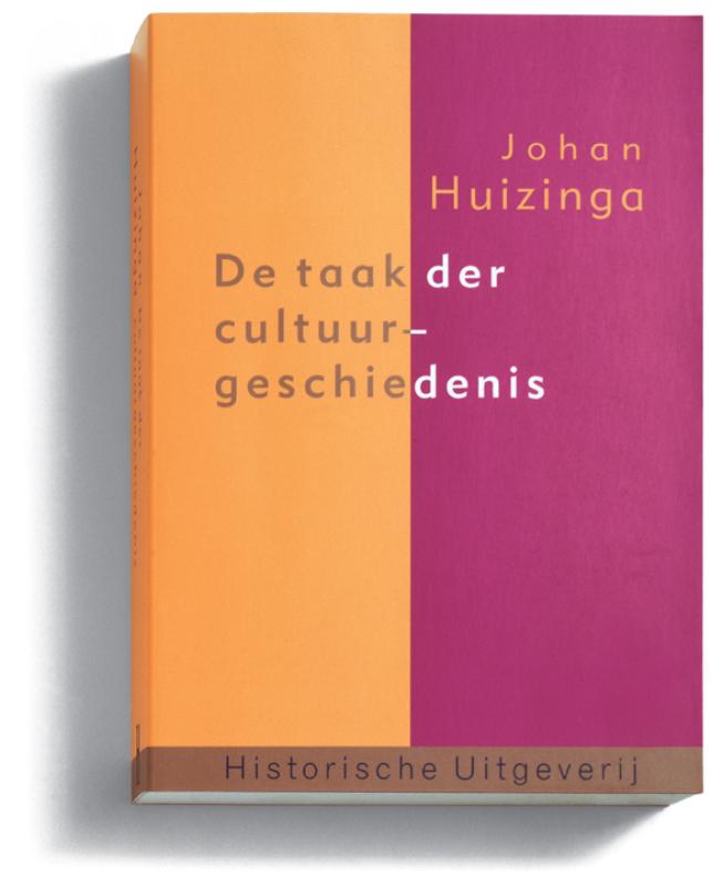 Omslag van De taak der cultuurgeschiedenis