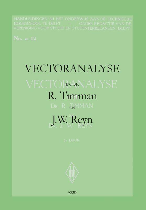 Omslag van Vectoranalyse