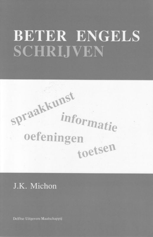 Omslag van Beter engels schryven