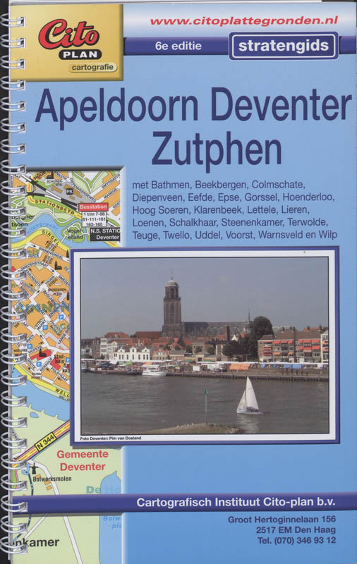 Omslag van Citoplan stratengids Apeldoorn Deventer Zutphen