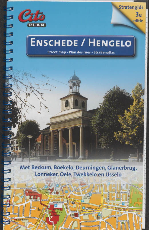 Omslag van stratengids Enschede/Hengelo