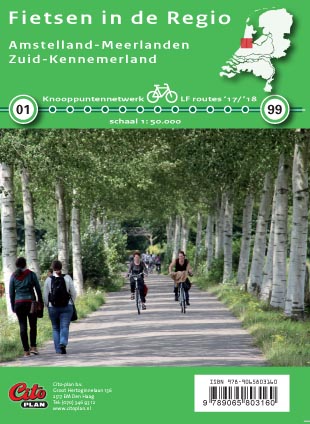 Omslag van Fietsen in de regio Amstelland-Meerlanden, Zuid-Kennemerland