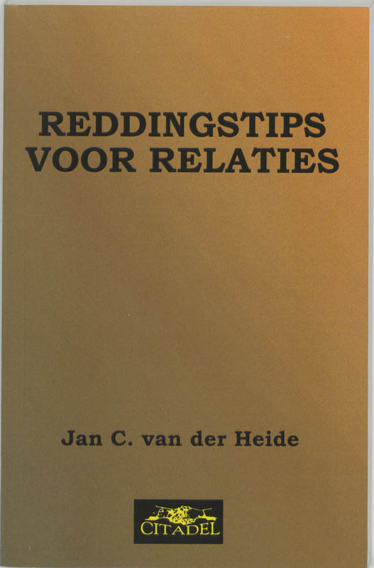 Omslag van Reddingstips voor relaties