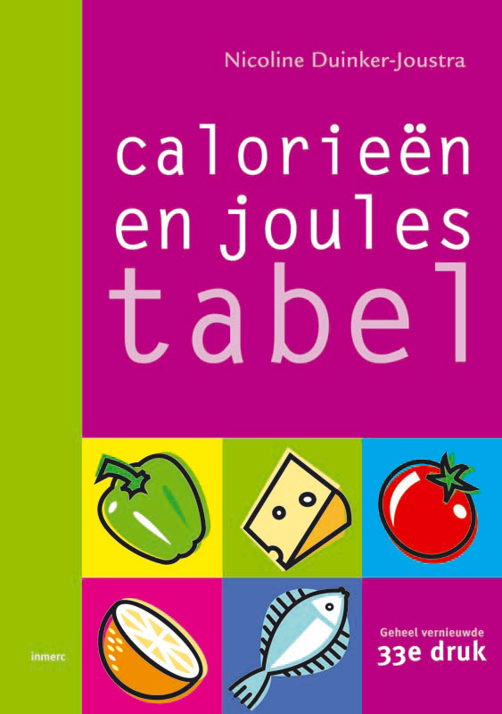 Omslag van Calorieentabel / Joulestabel