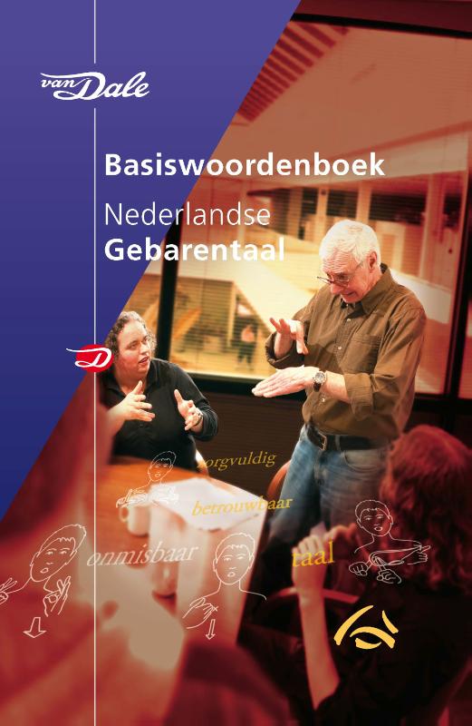 Omslag van Van Dale Basiswoordenboek Nederlandse Gebarentaal
