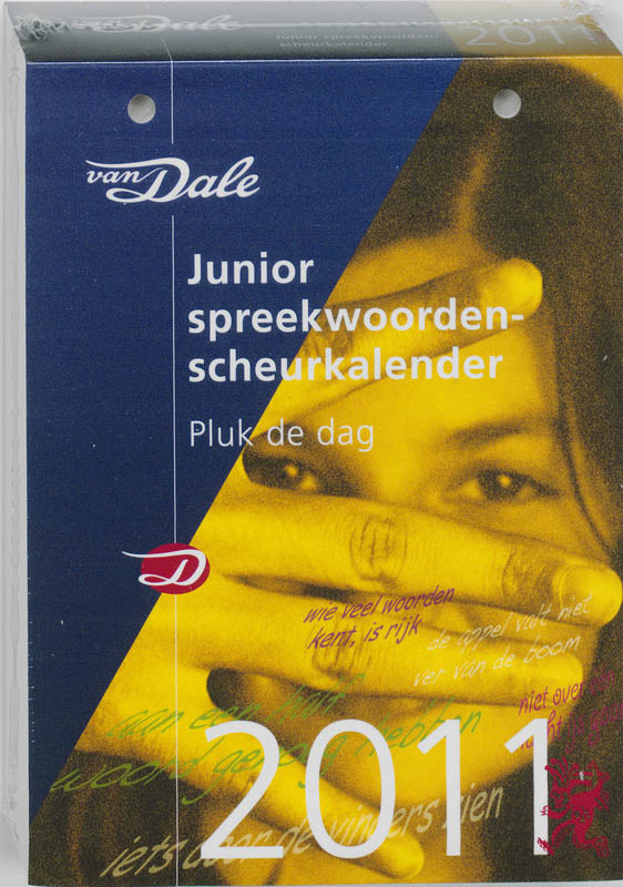 Omslag van Van Dale Junior spreekwoordenscheurkalender 2011
