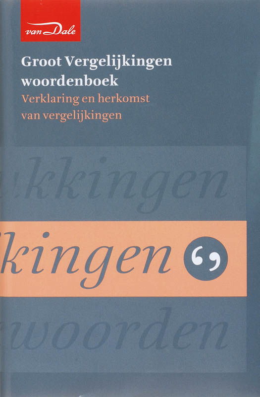 Omslag van Van Dale Groot Vergelijkingenwoordenboek