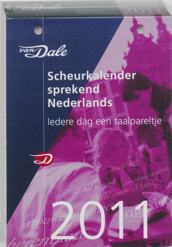Omslag van Van Dale Scheurkalender sprekend Nederlands 2011