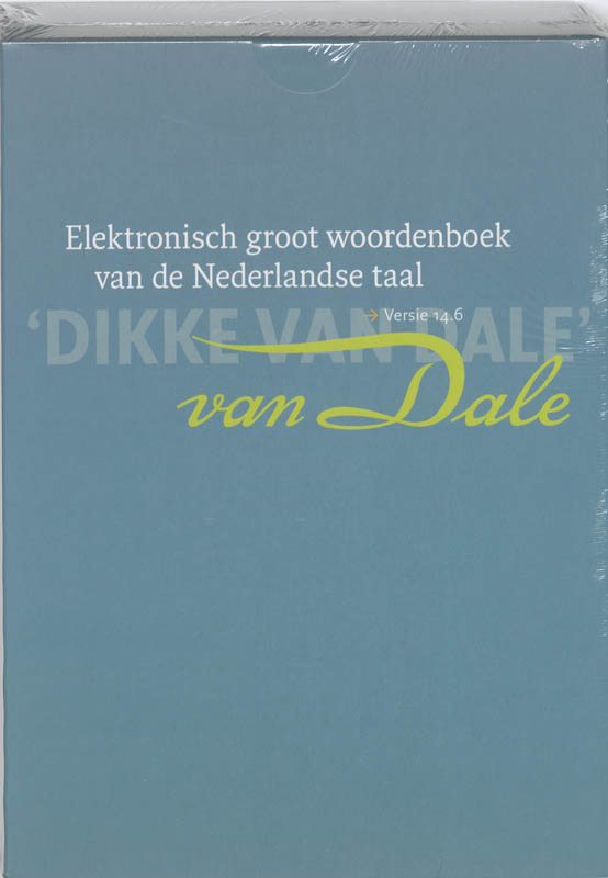 Omslag van Van Dale Elektronisch groot woordenboek van de Nederlandse taal