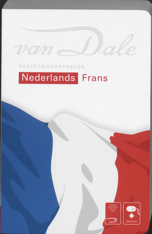 Omslag van Van Dale pocketwoordenboek Nederlands- Frans