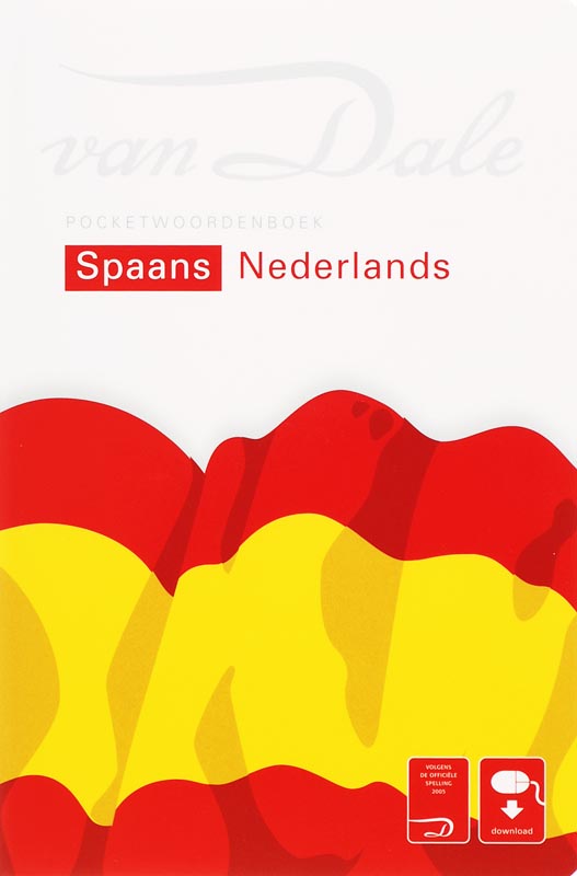 Omslag van Van Dale pocketwoordenboek Spaans-Nederlands