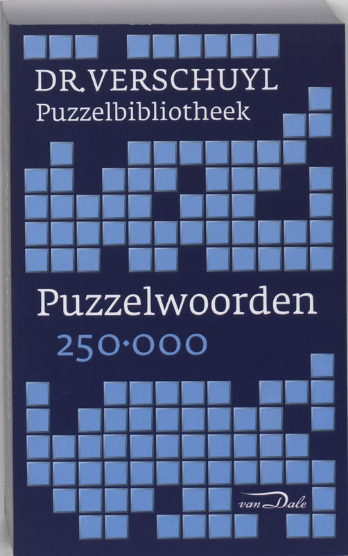 Omslag van Dr. Verschuyl Puzzelwoorden 250.000