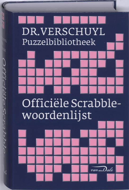 Omslag van Van Dale Dr.Verschuyl Officiële scrabblewoordenlijst