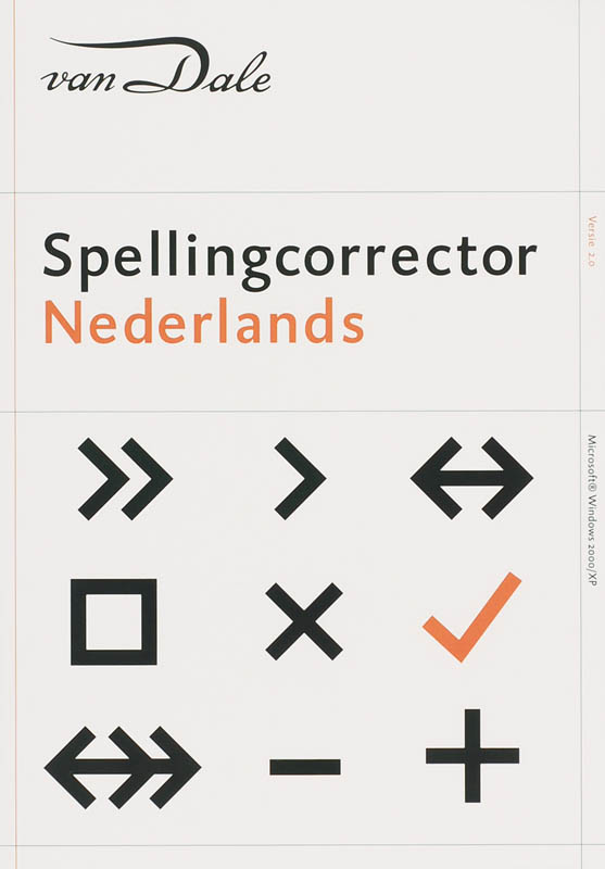 Omslag van Van Dale Spellingcorrector 2.0