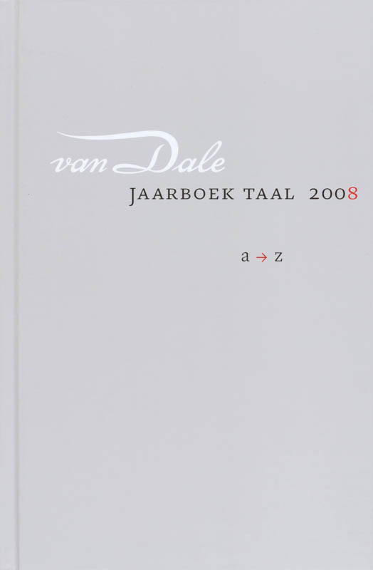 Omslag van Van Dale Jaarboek taal 2008