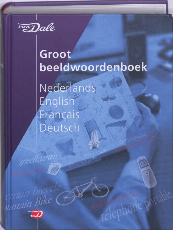 Omslag van Van Dale Beeldwoordenboek Nederlands-English-Francais-Deutch
