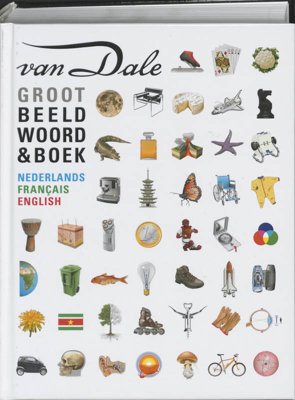 Omslag van Van Dale Beeldwoordenboek Nederlands-Engels-Frans