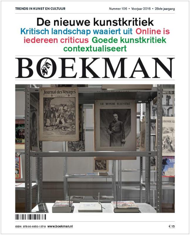 Omslag van De nieuwe kunstkritiek