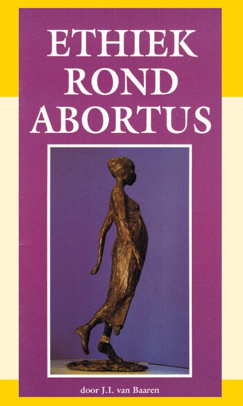 Omslag van Ethiek rond abortus