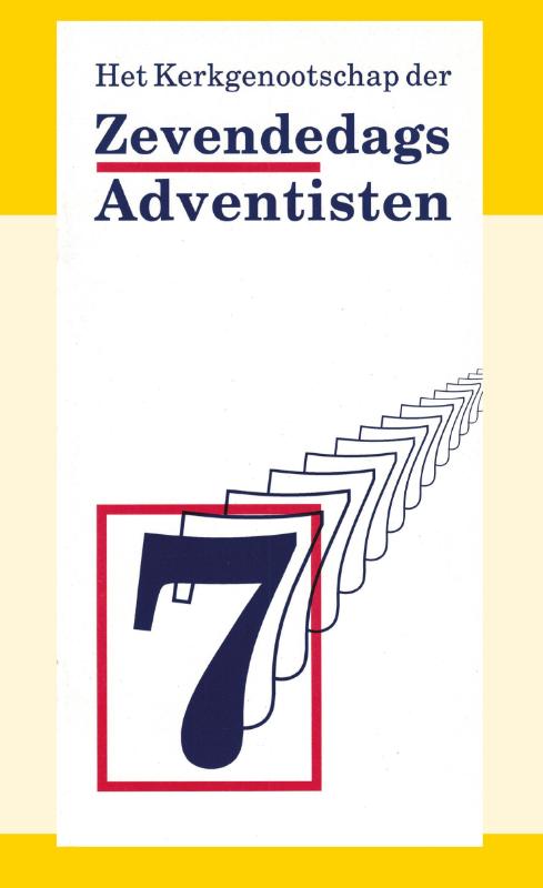 Omslag van Het Kerkgenootschap der Zevendedags Adventisten