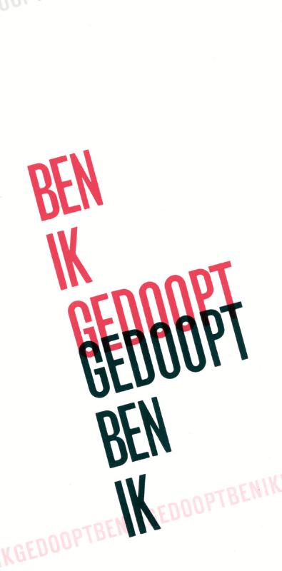 Omslag van Ben ik gedoopt?