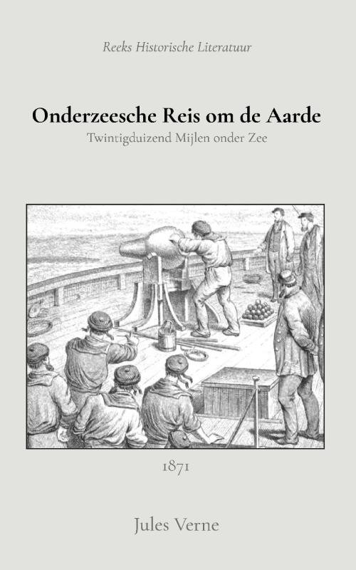 Omslag van Onderzeesche Reis om de Aarde