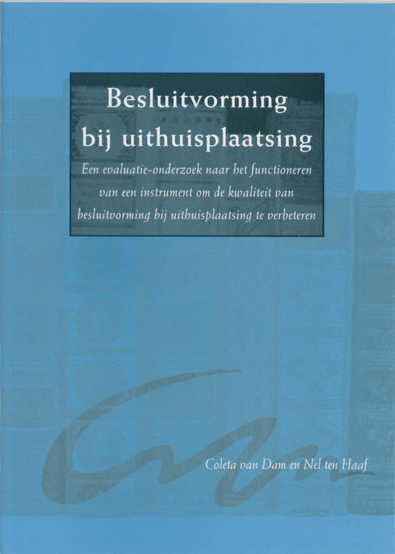 Omslag van Besluitvorming bij uithuisplaatsing
