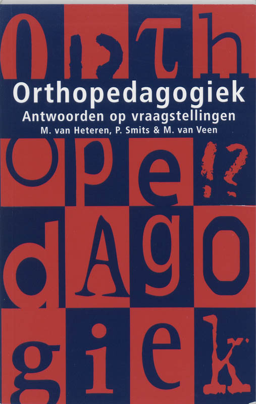Omslag van Orthopedagogiek