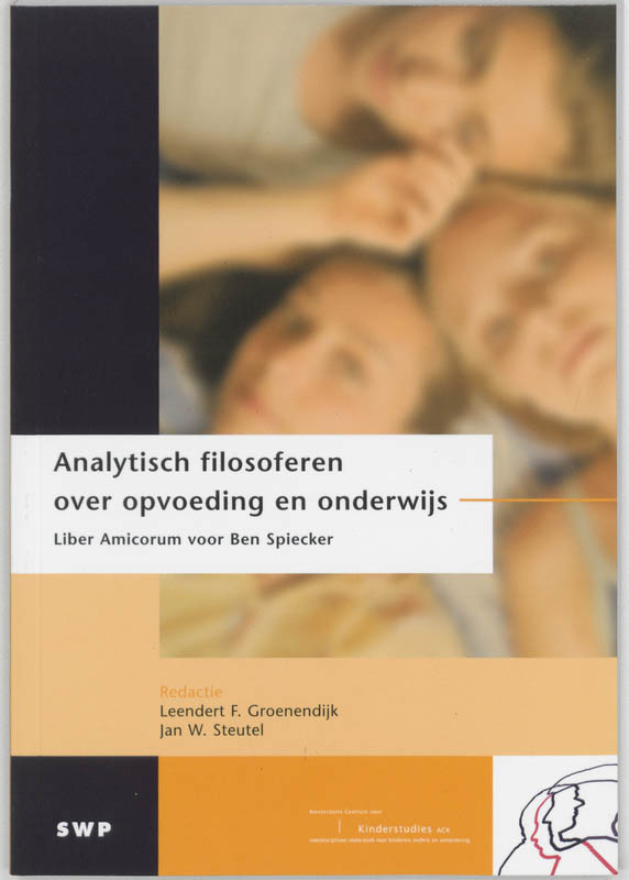 Omslag van Analytisch filosoferen over opvoeding en onderwijs