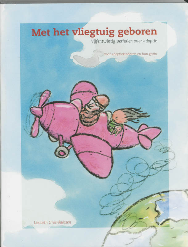 Omslag van Met het vliegtuig geboren
