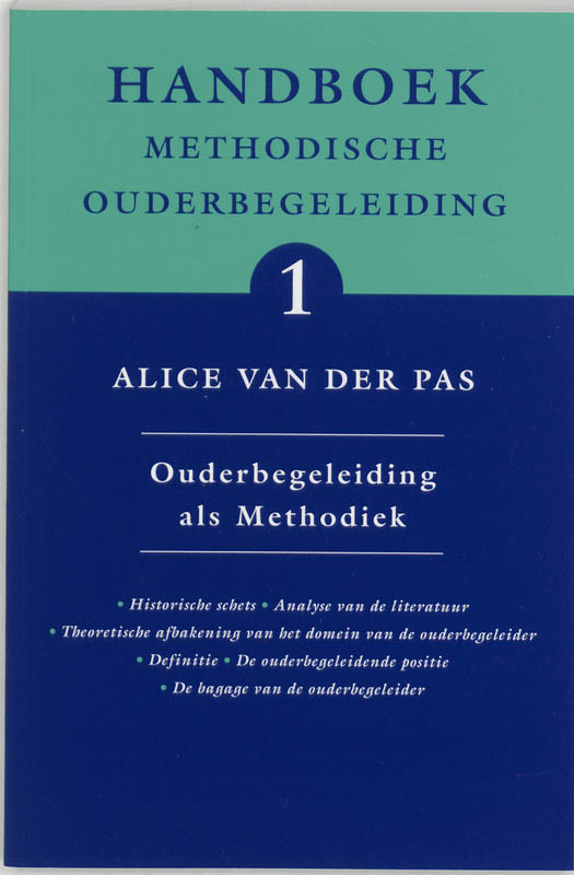 Omslag van 1 Ouderbegeleiding als methodiek
