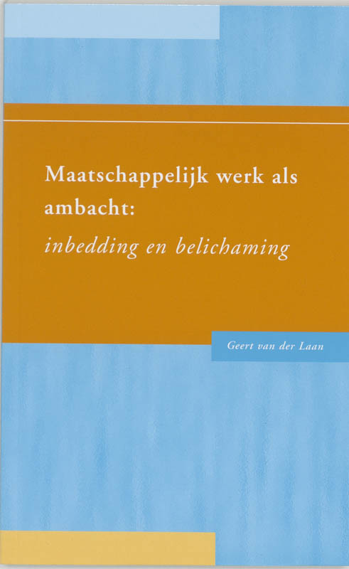 Omslag van Maatschappelijk werk als ambacht