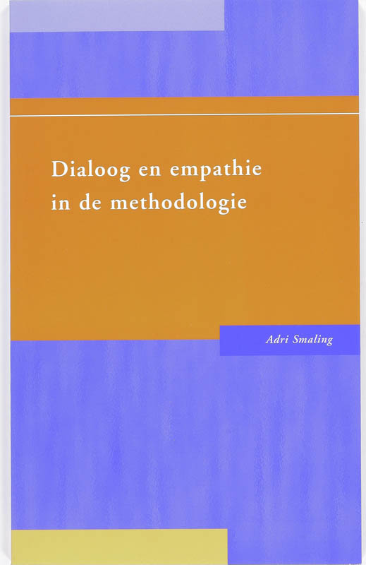 Omslag van Dialoog en empathie in de methodologie