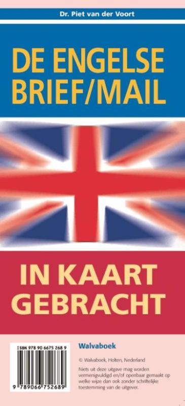 Omslag van De Engelse brief in kaart gebracht