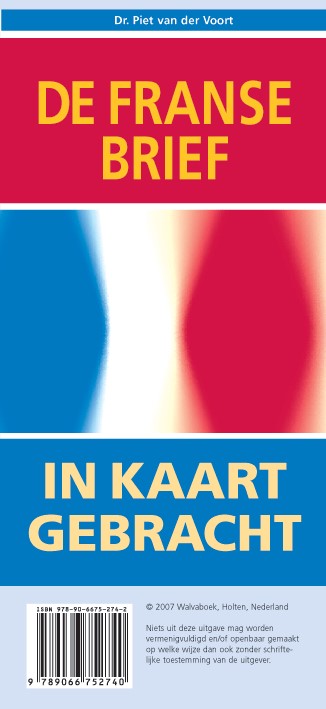 Omslag van De Franse brief in kaart gebracht
