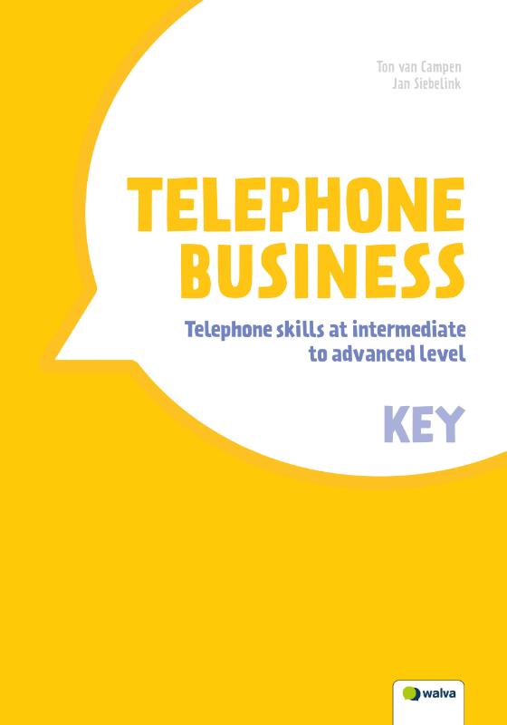 Omslag van Telephone Business, key