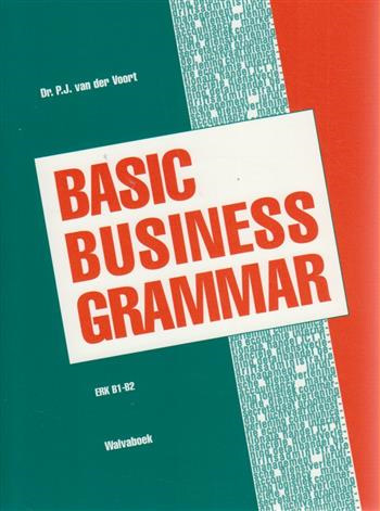Omslag van Basic business grammar