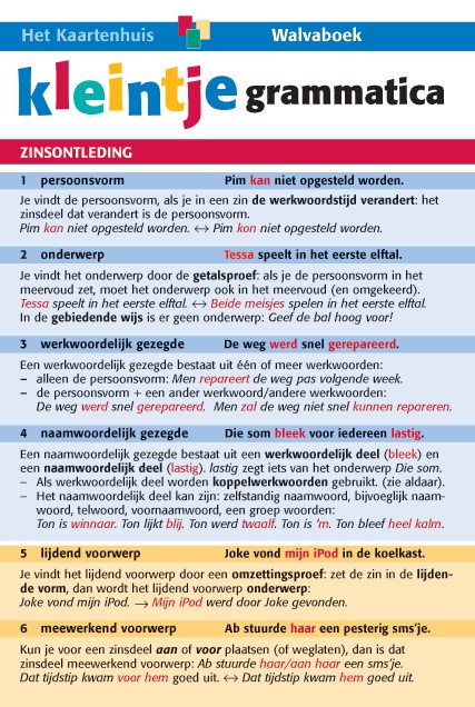 Omslag van Kleintje grammatica