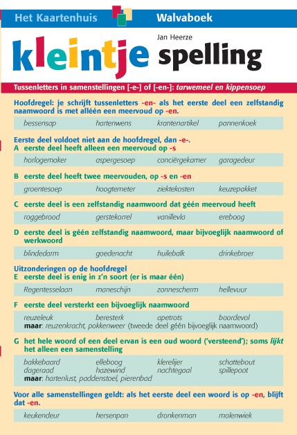 Omslag van Kleintje spelling